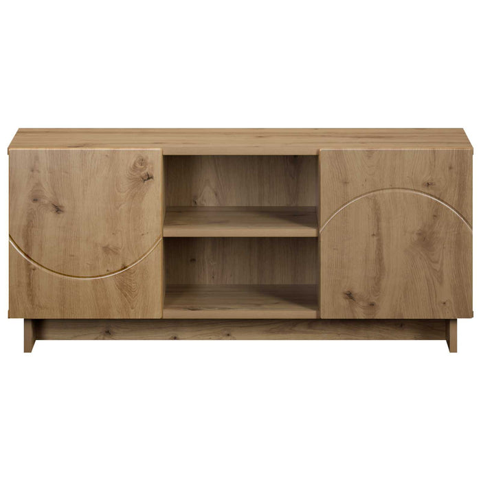 Support TV 90 x 34.5 x 40 cm Stejar Artizanal Lemn prelucrat WALTI
