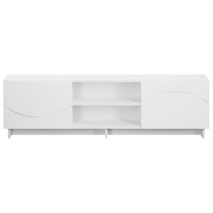 Support TV 140 x 34,5 x 40 cm Alb Lemn prelucrat - WALTI WALTI