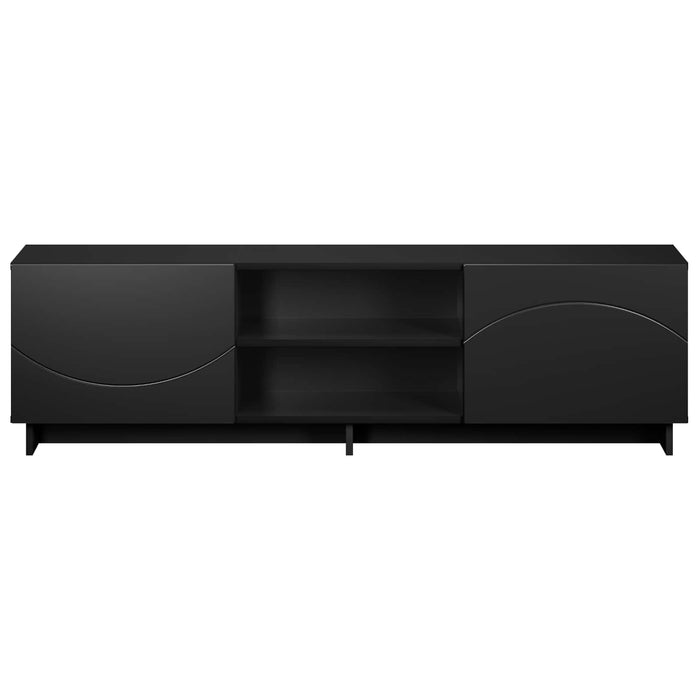 Support TV 140 x 34,5 x 40 cm Negru Lemn prelucrat WALTI