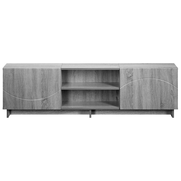 Support TV 140 x 34,5 x 40 cm Sonoma gri Lemn prelucrat - WALTI WALTI