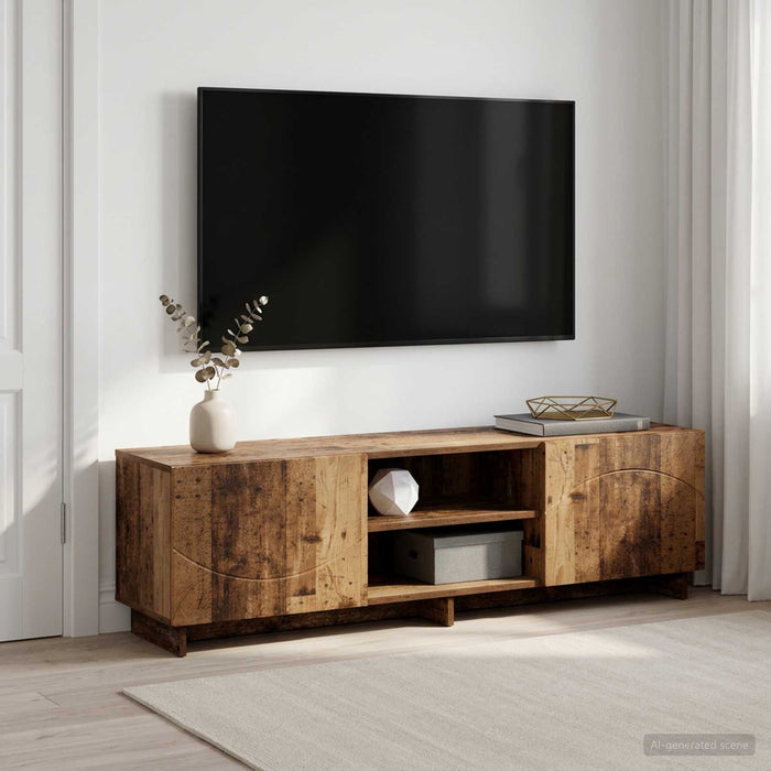 Support TV 140 x 34,5 x 40 cm Lemn vechi Lemn prelucrat WALTI