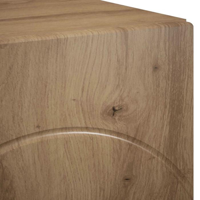 Support TV 140 x 34,5 x 40 cm Stejar Artizanal Lemn prelucrat - WALTI WALTI
