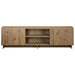 Support TV 140 x 34,5 x 40 cm Stejar Artizanal Lemn prelucrat - WALTI WALTI