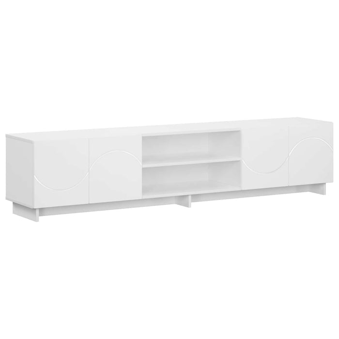 Support TV 179.5 x 34.5 x 40 cm Alb Lemn prelucrat WALTI