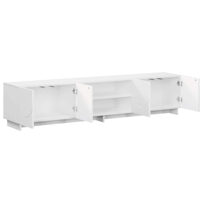 Support TV 179.5 x 34.5 x 40 cm Alb Lemn prelucrat WALTI