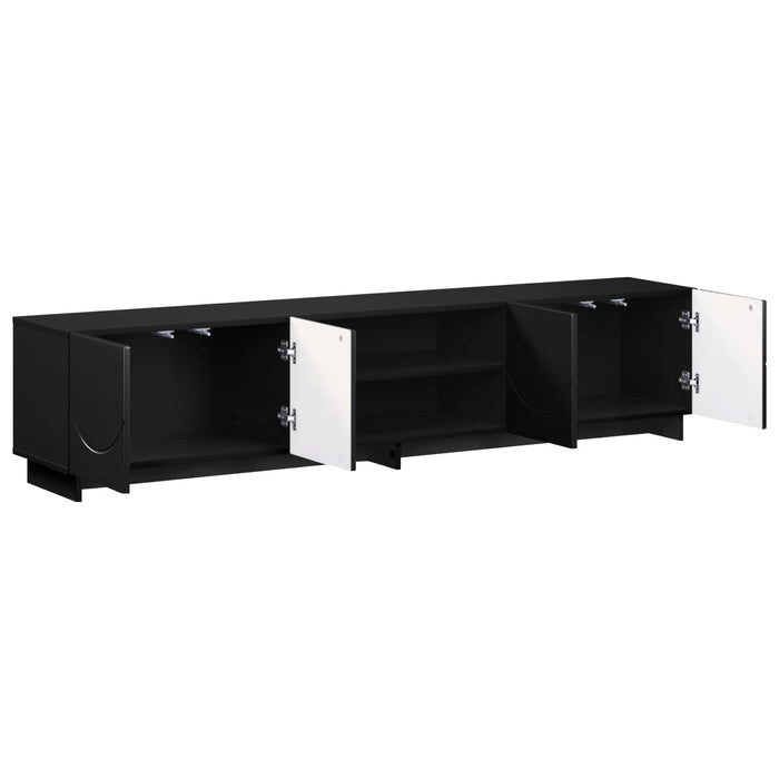 Support TV 179.5 x 34.5 x 40 cm Negru Lemn prelucrat WALTI