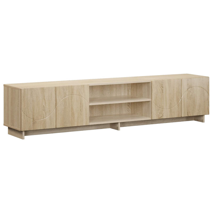 Support TV 179.5 x 34.5 x 40 cm Stejar Sonoma Lemn prelucrat WALTI