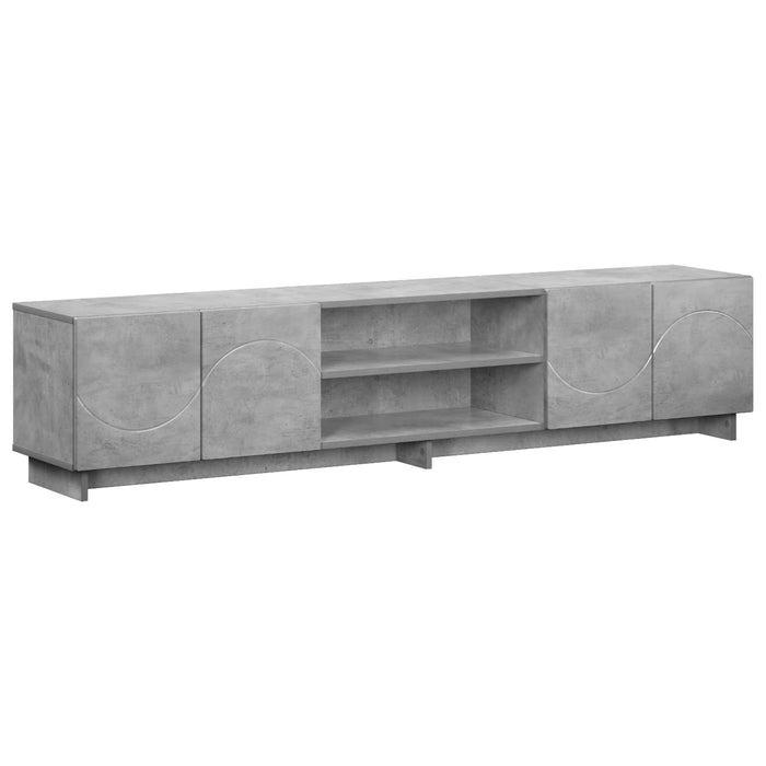 Support TV 179.5 x 34.5 x 40 cm Gri Beton Lemn prelucrat WALTI