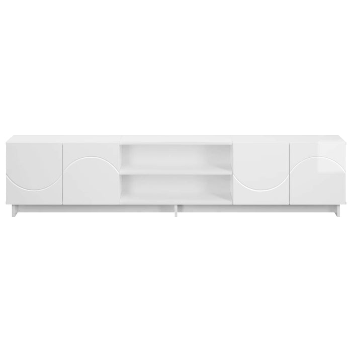 Support TV 179.5 x 34.5 x 40 cm Alb foarte lucios WALTI