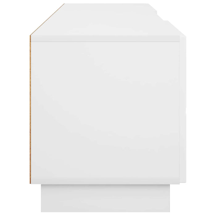 Support TV 179.5 x 34.5 x 40 cm Alb foarte lucios WALTI