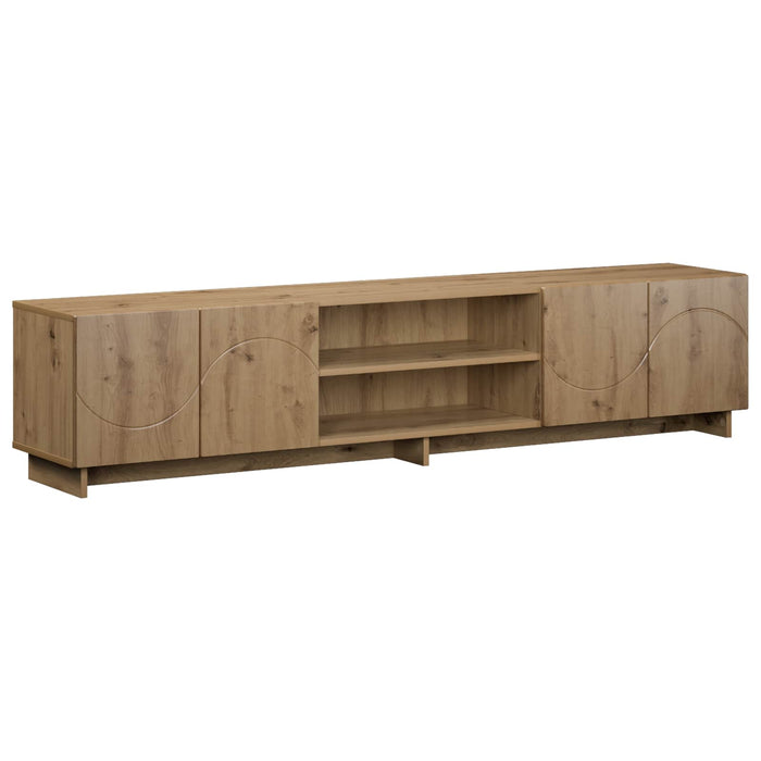 Support TV 179.5 x 34.5 x 40 cm Stejar Artizanal Lemn prelucrat WALTI