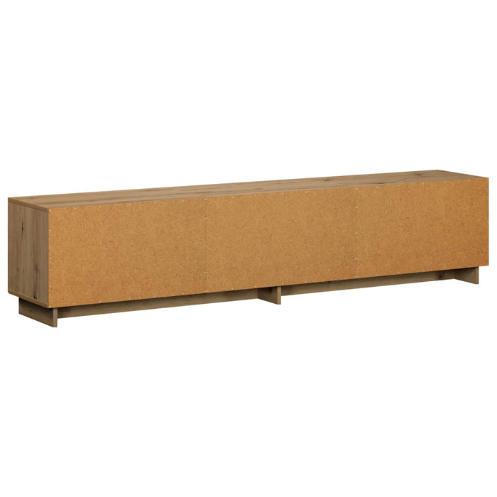 Support TV 179.5 x 34.5 x 40 cm Stejar Artizanal Lemn prelucrat WALTI