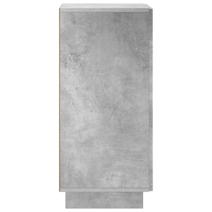 Servantă Gri Beton 33,5 x 34,5 x 75 cm Lemn prelucrat WALTI