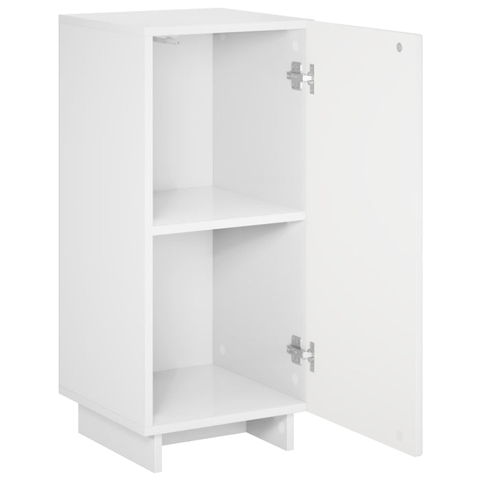 Servantă Alb foarte lucios 33,5 x 34,5 x 75 cm Lemn prelucrat WALTI