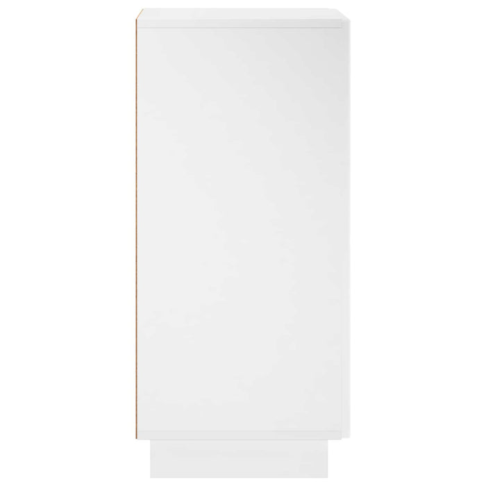 Servantă Alb foarte lucios 33,5 x 34,5 x 75 cm Lemn prelucrat WALTI