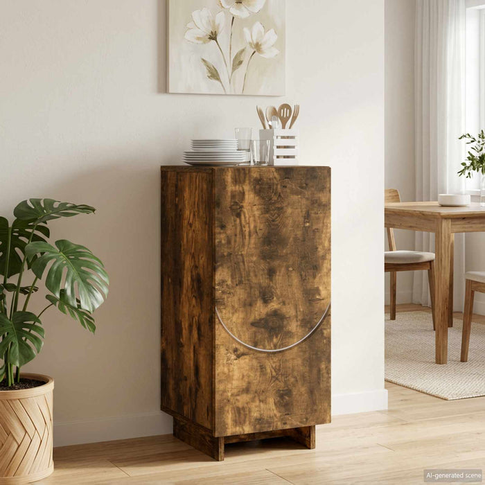 Servantă Stejar fumuriu 33,5 x 34,5 x 75 cm Lemn prelucrat WALTI