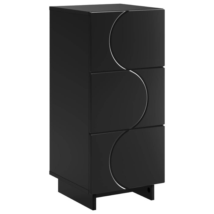 Bufet Negru 33,5 x 34,5 x 75 cm Lemn prelucrat WALTI