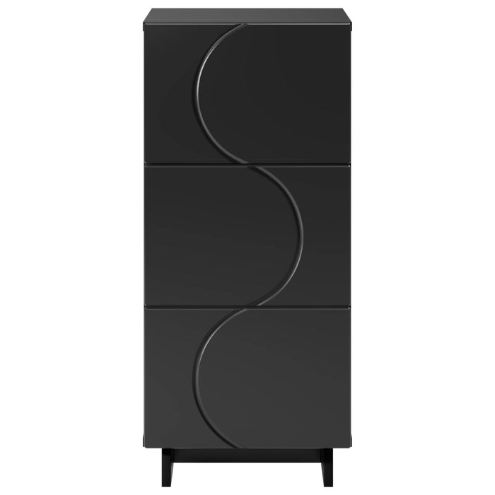 Bufet Negru 33,5 x 34,5 x 75 cm Lemn prelucrat WALTI