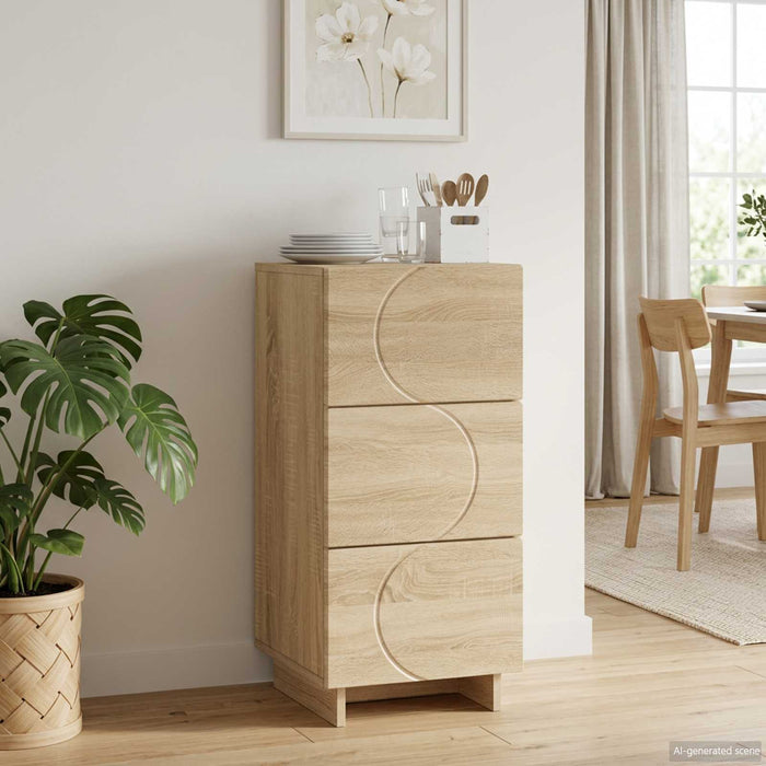 Bufet Stejar Sonoma 33,5 x 34,5 x 75 cm Lemn prelucrat WALTI