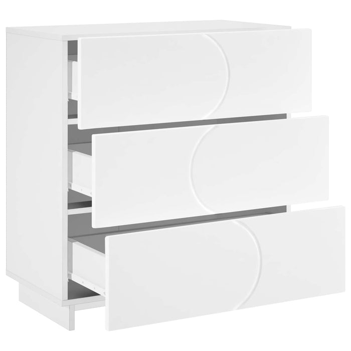 Bufet Alb 70 x 38 x 75 cm Lemn prelucrat WALTI