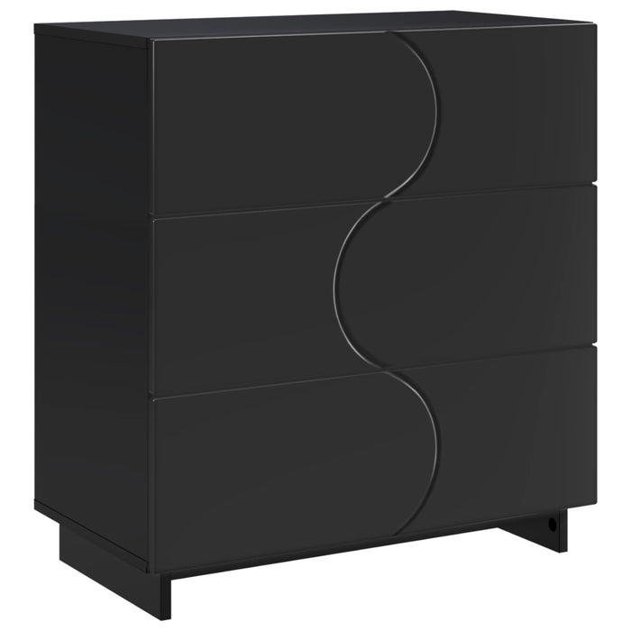 Bufet Negru 70 x 38 x 75 cm Lemn prelucrat WALTI