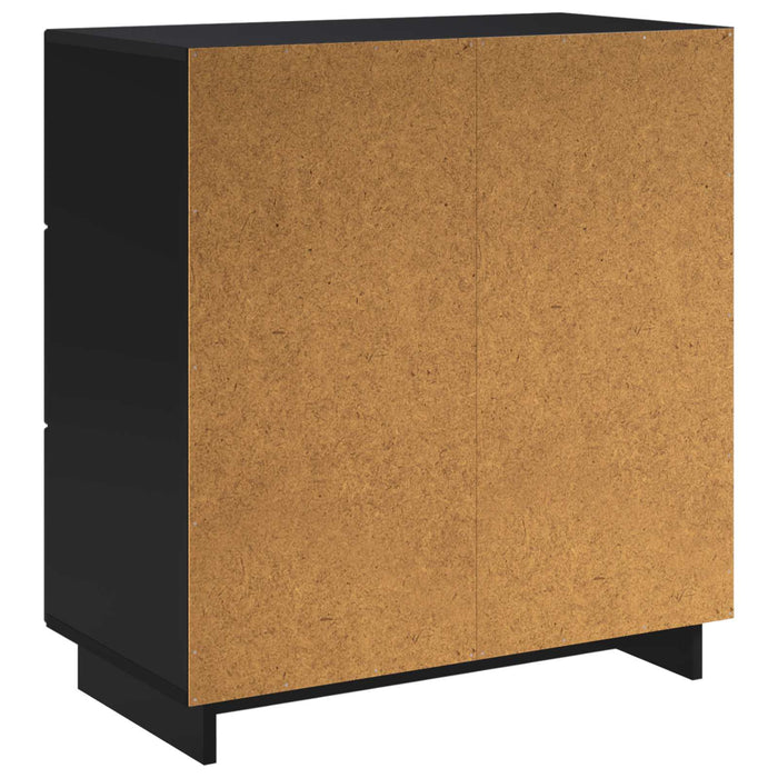 Bufet Negru 70 x 38 x 75 cm Lemn prelucrat WALTI