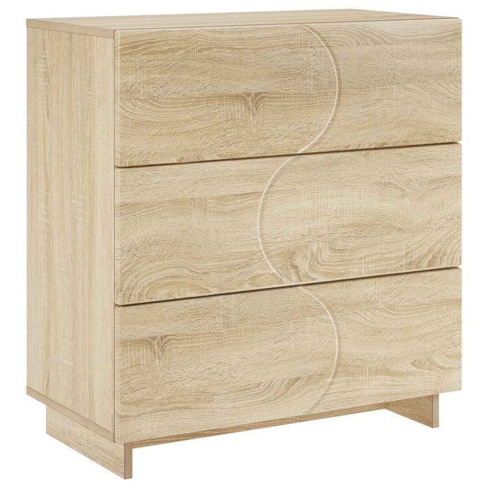 Bufet Stejar Sonoma 70 x 38 x 75 cm Lemn prelucrat WALTI