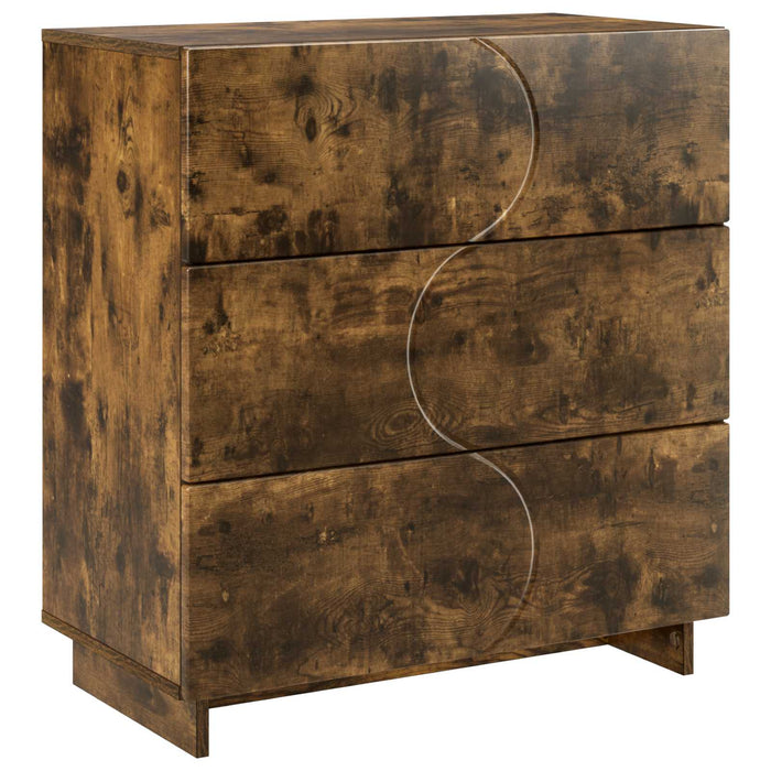 Bufet Stejar fumuriu 70 x 38 x 75 cm Lemn prelucrat WALTI