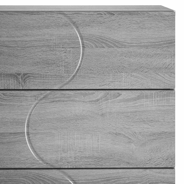 Bufet Sonoma gri 70 x 38 x 75 cm Lemn prelucrat WALTI