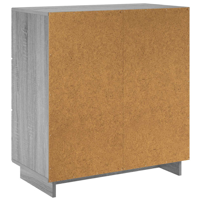 Bufet Sonoma gri 70 x 38 x 75 cm Lemn prelucrat WALTI