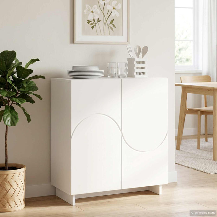 Bufet Alb 67 x 34,5 x 75 cm Lemn prelucrat WALTI