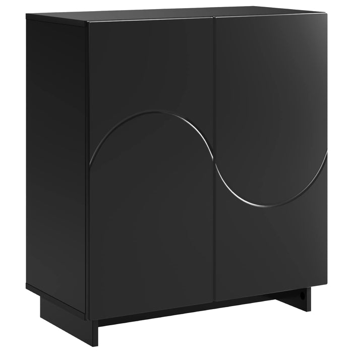 Bufet Negru 67 x 34,5 x 75 cm Lemn prelucrat WALTI
