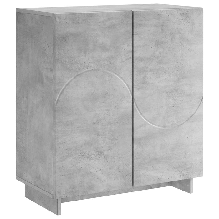 Bufet Gri Beton 67 x 34,5 x 75 cm Lemn prelucrat WALTI