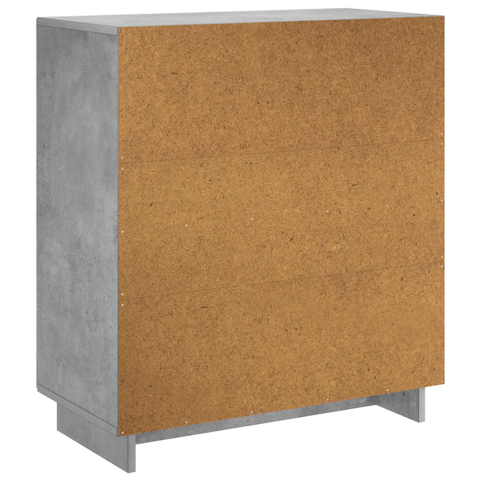 Bufet Gri Beton 67 x 34,5 x 75 cm Lemn prelucrat WALTI