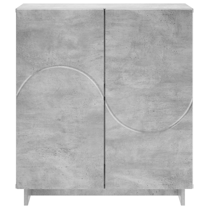 Bufet Gri Beton 67 x 34,5 x 75 cm Lemn prelucrat WALTI