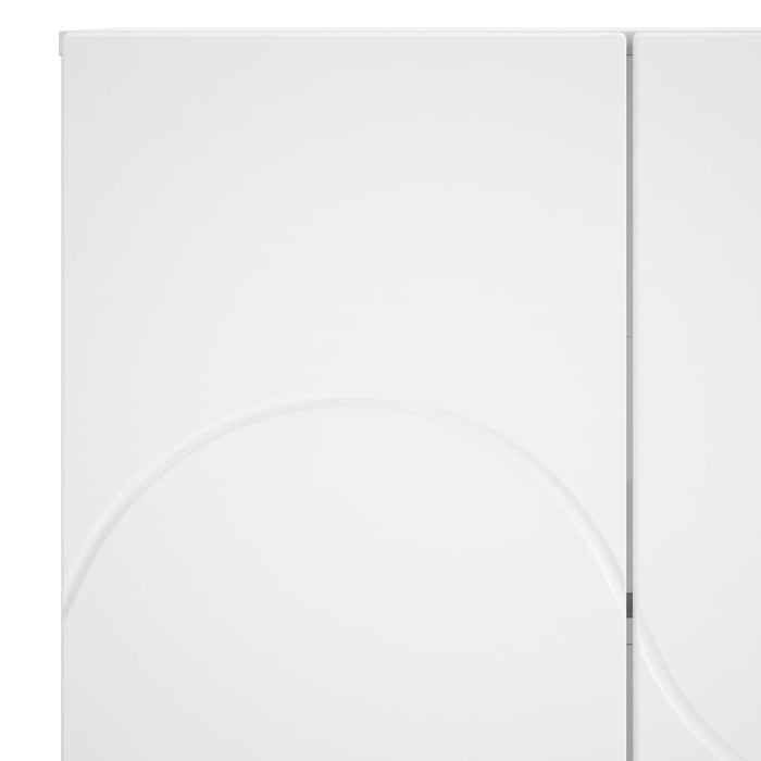Bufet Alb foarte lucios 67 x 34,5 x 75 cm Lemn prelucrat WALTI