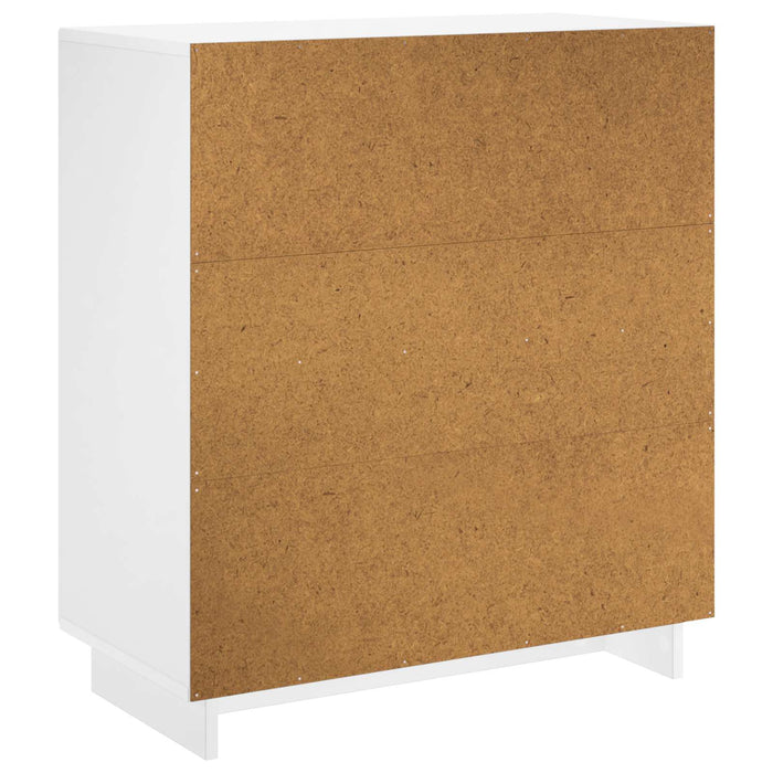 Bufet Alb foarte lucios 67 x 34,5 x 75 cm Lemn prelucrat WALTI