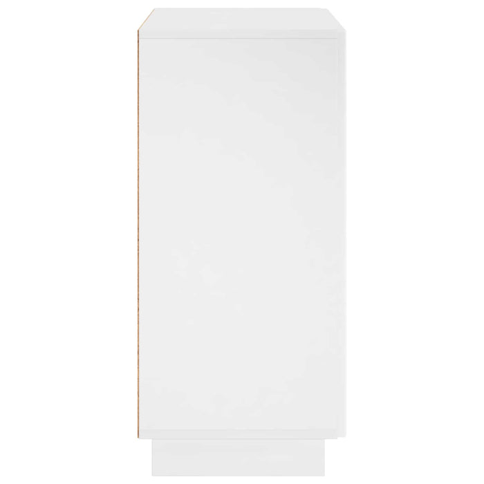 Bufet Alb foarte lucios 67 x 34,5 x 75 cm Lemn prelucrat WALTI