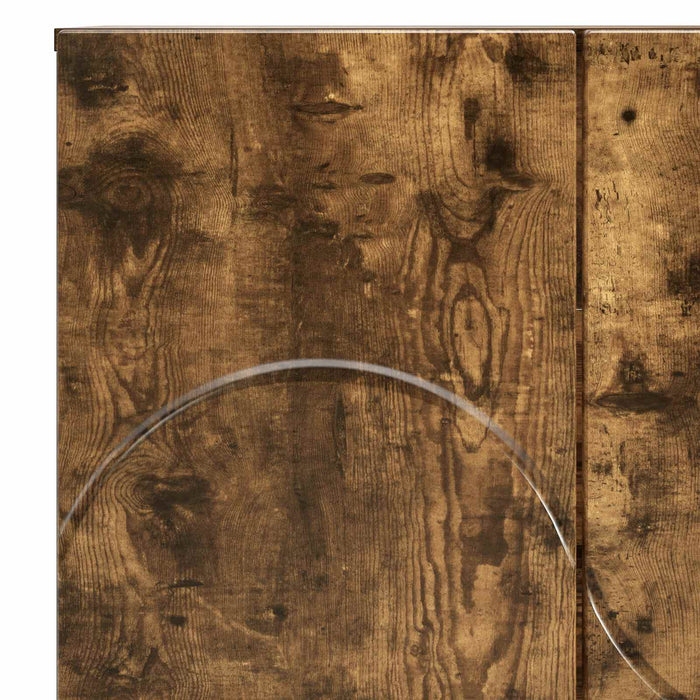 Bufet Stejar fumuriu 67 x 34,5 x 75 cm Lemn prelucrat WALTI