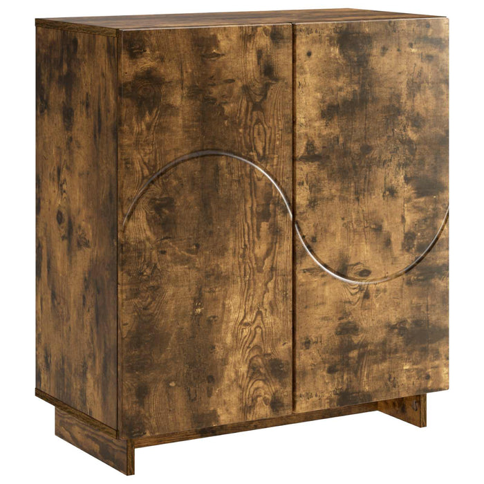 Bufet Stejar fumuriu 67 x 34,5 x 75 cm Lemn prelucrat WALTI