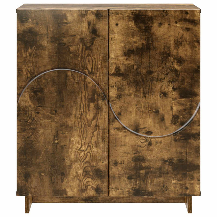 Bufet Stejar fumuriu 67 x 34,5 x 75 cm Lemn prelucrat WALTI