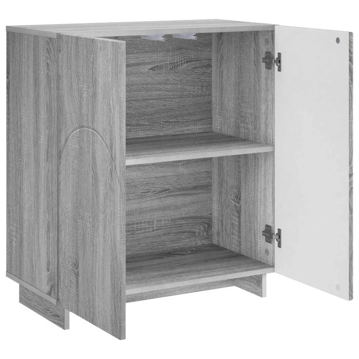 Bufet Sonoma gri 67 x 34,5 x 75 cm Lemn prelucrat WALTI