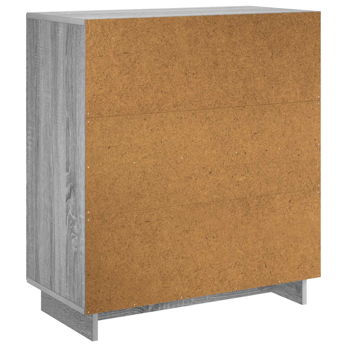 Bufet Sonoma gri 67 x 34,5 x 75 cm Lemn prelucrat WALTI