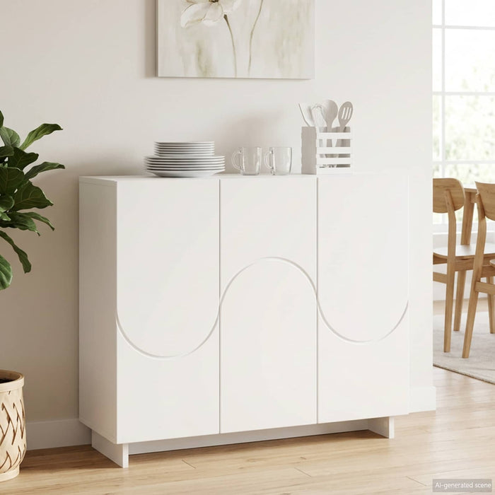 Bufet Alb 85,5 x 31 x 75 cm Lemn prelucrat WALTI