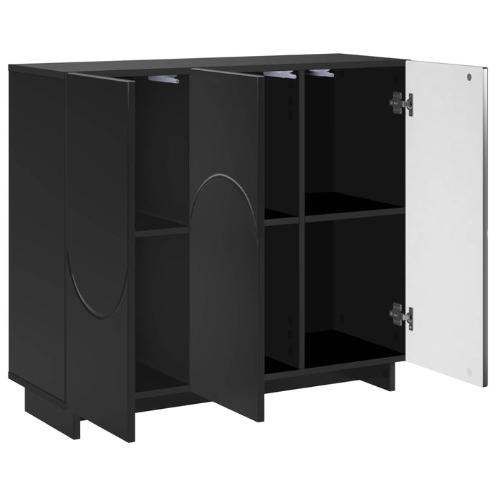 Bufet Negru 85,5 x 31 x 75 cm Lemn prelucrat WALTI