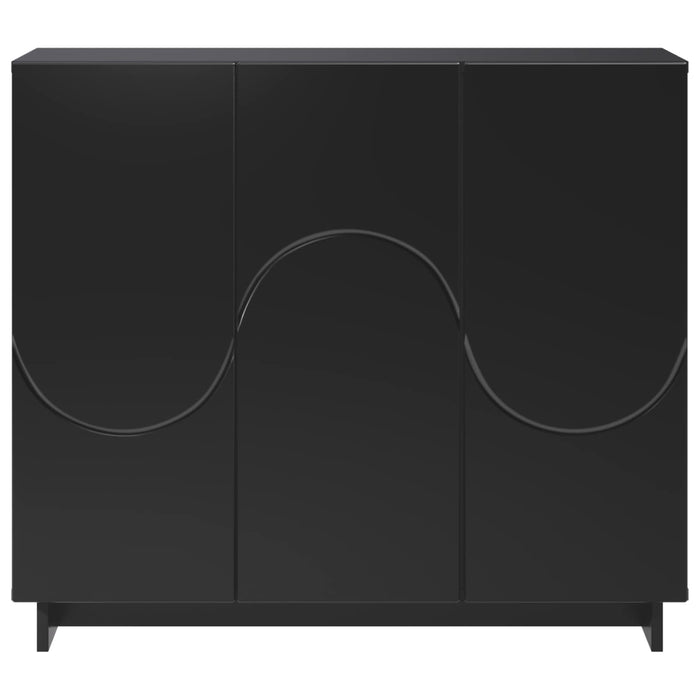 Bufet Negru 85,5 x 31 x 75 cm Lemn prelucrat WALTI