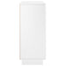 Bufet Alb foarte lucios 85,5 x 31 x 75 cm Lemn prelucrat - WALTI WALTI