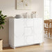 Bufet Alb 85,5 x 31 x 75 cm Lemn prelucrat - WALTI WALTI