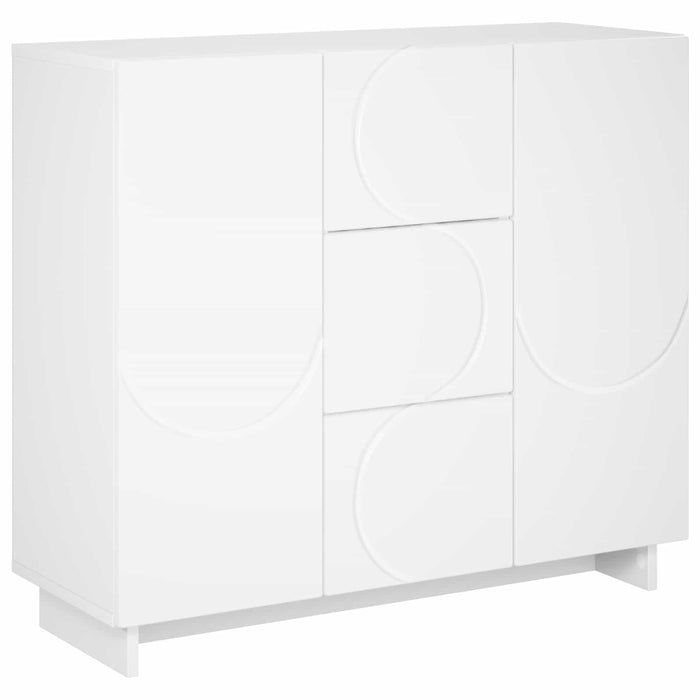 Bufet Alb 85,5 x 31 x 75 cm Lemn prelucrat - WALTI WALTI