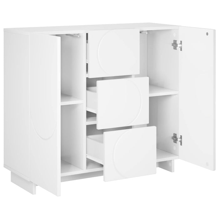 Bufet Alb 85,5 x 31 x 75 cm Lemn prelucrat - WALTI WALTI